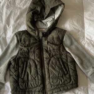 Tucker and Tate green/gray jacket, 2T